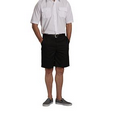 Men's Plain Front Relaxed Fit Twill Long Shorts